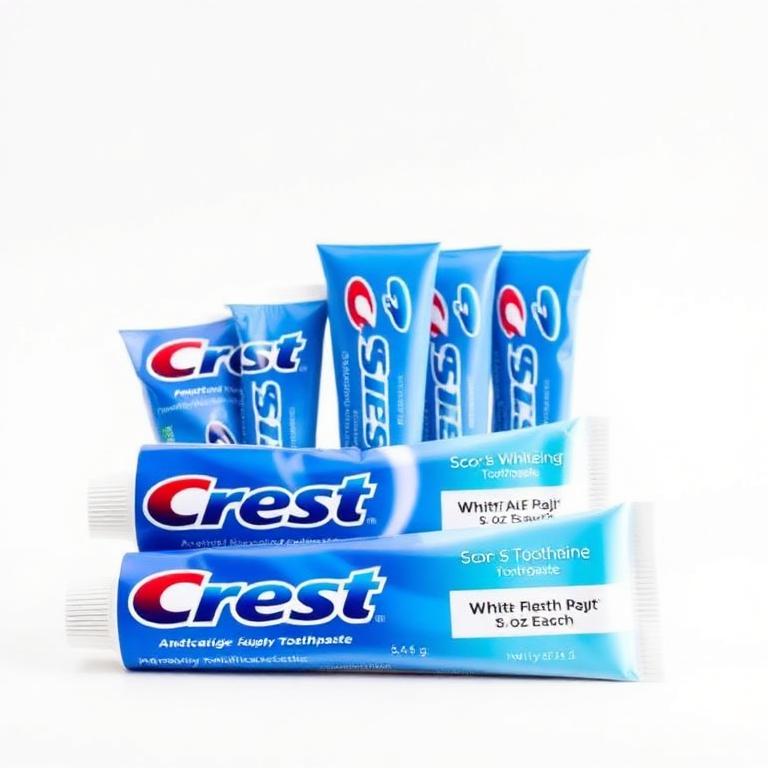 Crest + Scope Whitening Toothpaste — Bulk Pack of 5 (5.4 oz each)