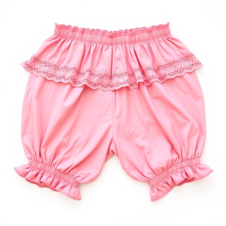 Women's Ruffle Lace Pajama Bottoms -- Pink (2-Pack)